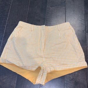 UO gingham shorts